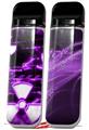 Skin Decal Wrap 2 Pack for Smok Novo v1 Radioactive Purple VAPE NOT INCLUDED
