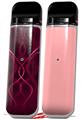 Skin Decal Wrap 2 Pack for Smok Novo v1 Abstract 01 Pink VAPE NOT INCLUDED