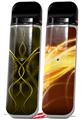 Skin Decal Wrap 2 Pack for Smok Novo v1 Abstract 01 Yellow VAPE NOT INCLUDED