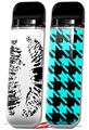 Skin Decal Wrap 2 Pack for Smok Novo v1 Big Kiss Black on White VAPE NOT INCLUDED