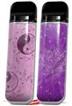Skin Decal Wrap 2 Pack for Smok Novo v1 Feminine Yin Yang Purple VAPE NOT INCLUDED