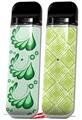 Skin Decal Wrap 2 Pack for Smok Novo v1 Petals Green VAPE NOT INCLUDED