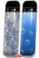 Skin Decal Wrap 2 Pack for Smok Novo v1 Victorian Design Blue VAPE NOT INCLUDED