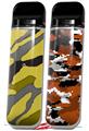 Skin Decal Wrap 2 Pack for Smok Novo v1 Camouflage Yellow VAPE NOT INCLUDED