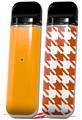 Skin Decal Wrap 2 Pack for Smok Novo v1 Solids Collection Orange VAPE NOT INCLUDED