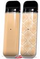 Skin Decal Wrap 2 Pack for Smok Novo v1 Solids Collection Peach VAPE NOT INCLUDED