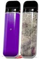 Skin Decal Wrap 2 Pack for Smok Novo v1 Solids Collection Purple VAPE NOT INCLUDED