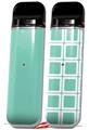 Skin Decal Wrap 2 Pack for Smok Novo v1 Solids Collection Seafoam Green VAPE NOT INCLUDED