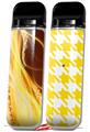 Skin Decal Wrap 2 Pack for Smok Novo v1 Mystic Vortex Yellow VAPE NOT INCLUDED