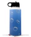 Skin Wrap Decal compatible with Hydro Flask Wide Mouth Bottle 32oz Bubbles Blue (BOTTLE NOT INCLUDED)