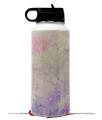 Skin Wrap Decal compatible with Hydro Flask Wide Mouth Bottle 32oz Pastel Abstract Pink and Blue (BOTTLE NOT INCLUDED)