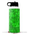 Skin Wrap Decal compatible with Hydro Flask Wide Mouth Bottle 32oz Triangle Mosaic Green (BOTTLE NOT INCLUDED)