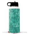 Skin Wrap Decal compatible with Hydro Flask Wide Mouth Bottle 32oz Triangle Mosaic Seafoam Green (BOTTLE NOT INCLUDED)