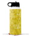 Skin Wrap Decal compatible with Hydro Flask Wide Mouth Bottle 32oz Triangle Mosaic Yellow (BOTTLE NOT INCLUDED)