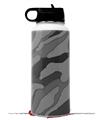 Skin Wrap Decal compatible with Hydro Flask Wide Mouth Bottle 32oz Camouflage Gray (BOTTLE NOT INCLUDED)