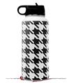 Skin Wrap Decal compatible with Hydro Flask Wide Mouth Bottle 32oz Houndstooth Black (BOTTLE NOT INCLUDED)