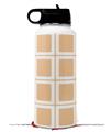 Skin Wrap Decal compatible with Hydro Flask Wide Mouth Bottle 32oz Squared Peach (BOTTLE NOT INCLUDED)