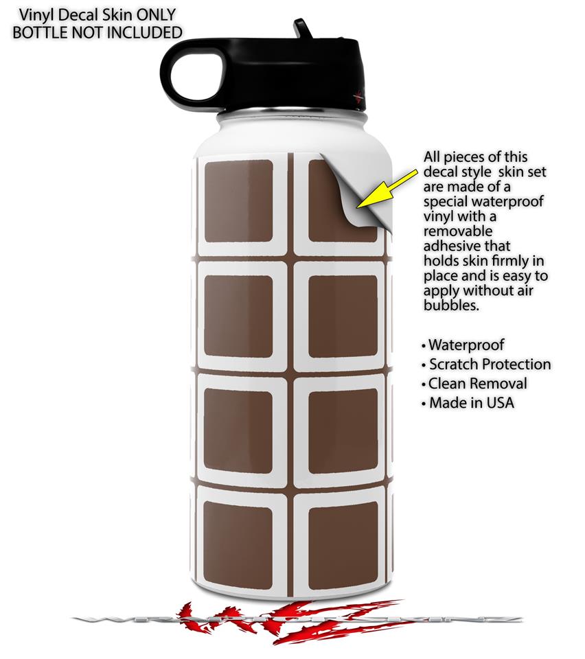 Hydro Flask 32oz Bottle Squared Chocolate Brown