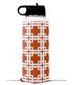 Skin Wrap Decal compatible with Hydro Flask Wide Mouth Bottle 32oz Boxed Burnt Orange (BOTTLE NOT INCLUDED)