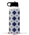 Skin Wrap Decal compatible with Hydro Flask Wide Mouth Bottle 32oz Boxed Navy Blue (BOTTLE NOT INCLUDED)
