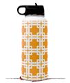 Skin Wrap Decal compatible with Hydro Flask Wide Mouth Bottle 32oz Boxed Orange (BOTTLE NOT INCLUDED)