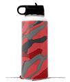 Skin Wrap Decal compatible with Hydro Flask Wide Mouth Bottle 32oz Camouflage Red (BOTTLE NOT INCLUDED)