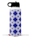 Skin Wrap Decal compatible with Hydro Flask Wide Mouth Bottle 32oz Boxed Royal Blue (BOTTLE NOT INCLUDED)