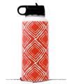 Skin Wrap Decal compatible with Hydro Flask Wide Mouth Bottle 32oz Wavey Red (BOTTLE NOT INCLUDED)