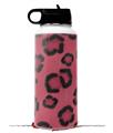Skin Wrap Decal compatible with Hydro Flask Wide Mouth Bottle 32oz Leopard Skin Pink (BOTTLE NOT INCLUDED)