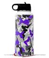 Skin Wrap Decal compatible with Hydro Flask Wide Mouth Bottle 32oz Sexy Girl Silhouette Camo Purple (BOTTLE NOT INCLUDED)