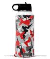 Skin Wrap Decal compatible with Hydro Flask Wide Mouth Bottle 32oz Sexy Girl Silhouette Camo Red (BOTTLE NOT INCLUDED)