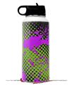 Skin Wrap Decal compatible with Hydro Flask Wide Mouth Bottle 32oz Halftone Splatter Hot Pink Green (BOTTLE NOT INCLUDED)