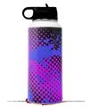 Skin Wrap Decal compatible with Hydro Flask Wide Mouth Bottle 32oz Halftone Splatter Blue Hot Pink (BOTTLE NOT INCLUDED)