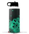 Skin Wrap Decal compatible with Hydro Flask Wide Mouth Bottle 32oz HEX Seafoan Green (BOTTLE NOT INCLUDED)