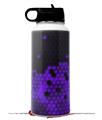 Skin Wrap Decal compatible with Hydro Flask Wide Mouth Bottle 32oz HEX Purple (BOTTLE NOT INCLUDED)