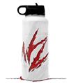 Skin Wrap Decal compatible with Hydro Flask Wide Mouth Bottle 32oz WraptorSkinz WZ on White (BOTTLE NOT INCLUDED)