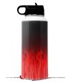 Skin Wrap Decal compatible with Hydro Flask Wide Mouth Bottle 32oz Fire Red (BOTTLE NOT INCLUDED)