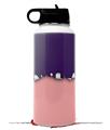 Skin Wrap Decal compatible with Hydro Flask Wide Mouth Bottle 32oz Ripped Colors Purple Pink (BOTTLE NOT INCLUDED)