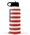 Skin Wrap Decal compatible with Hydro Flask Wide Mouth Bottle 32oz USA American Flag 01 (BOTTLE NOT INCLUDED)