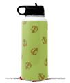 Skin Wrap Decal compatible with Hydro Flask Wide Mouth Bottle 32oz Anchors Away Sage Green (BOTTLE NOT INCLUDED)
