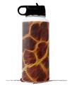 Skin Wrap Decal compatible with Hydro Flask Wide Mouth Bottle 32oz Fractal Fur Giraffe (BOTTLE NOT INCLUDED)