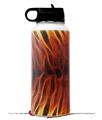 Skin Wrap Decal compatible with Hydro Flask Wide Mouth Bottle 32oz Fractal Fur Tiger (BOTTLE NOT INCLUDED)