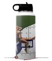 Skin Wrap Decal compatible with Hydro Flask Wide Mouth Bottle 32oz WWII Bomber War Plane Pin Up Girl (BOTTLE NOT INCLUDED)