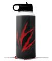 Skin Wrap Decal compatible with Hydro Flask Wide Mouth Bottle 32oz WraptorSkinz WZ on Black (BOTTLE NOT INCLUDED)