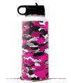 Skin Wrap Decal compatible with Hydro Flask Wide Mouth Bottle 32oz WraptorCamo Digital Camo Hot Pink (BOTTLE NOT INCLUDED)