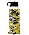 Skin Wrap Decal compatible with Hydro Flask Wide Mouth Bottle 32oz WraptorCamo Digital Camo Yellow (BOTTLE NOT INCLUDED)