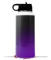 Skin Wrap Decal compatible with Hydro Flask Wide Mouth Bottle 32oz Smooth Fades Purple Black (BOTTLE NOT INCLUDED)