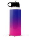 Skin Wrap Decal compatible with Hydro Flask Wide Mouth Bottle 32oz Smooth Fades Hot Pink Blue (BOTTLE NOT INCLUDED)