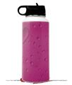 Skin Wrap Decal compatible with Hydro Flask Wide Mouth Bottle 32oz Raining Fuschia Hot Pink (BOTTLE NOT INCLUDED)