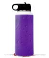Skin Wrap Decal compatible with Hydro Flask Wide Mouth Bottle 32oz Raining Purple (BOTTLE NOT INCLUDED)